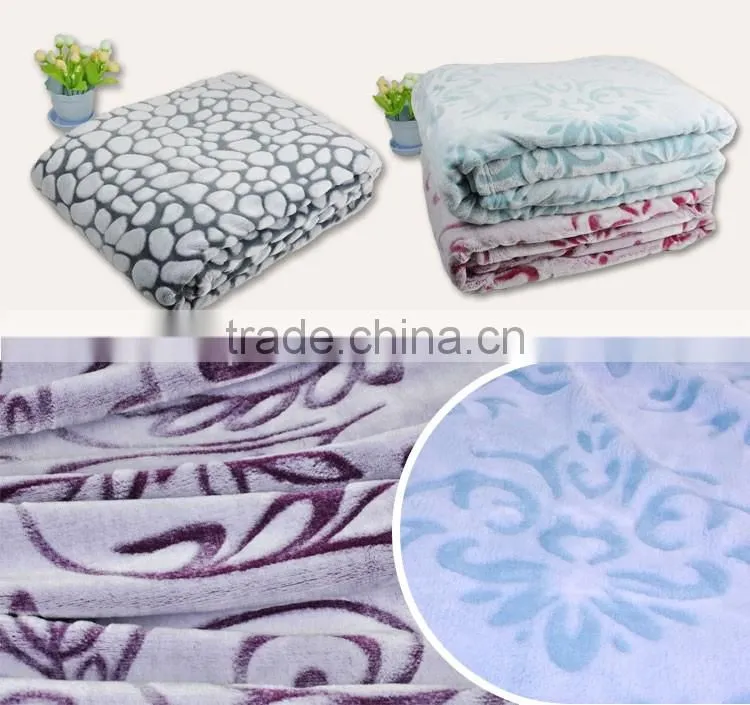 Promotion Gift Wholesale China Flannel Micro Fiber Blanket