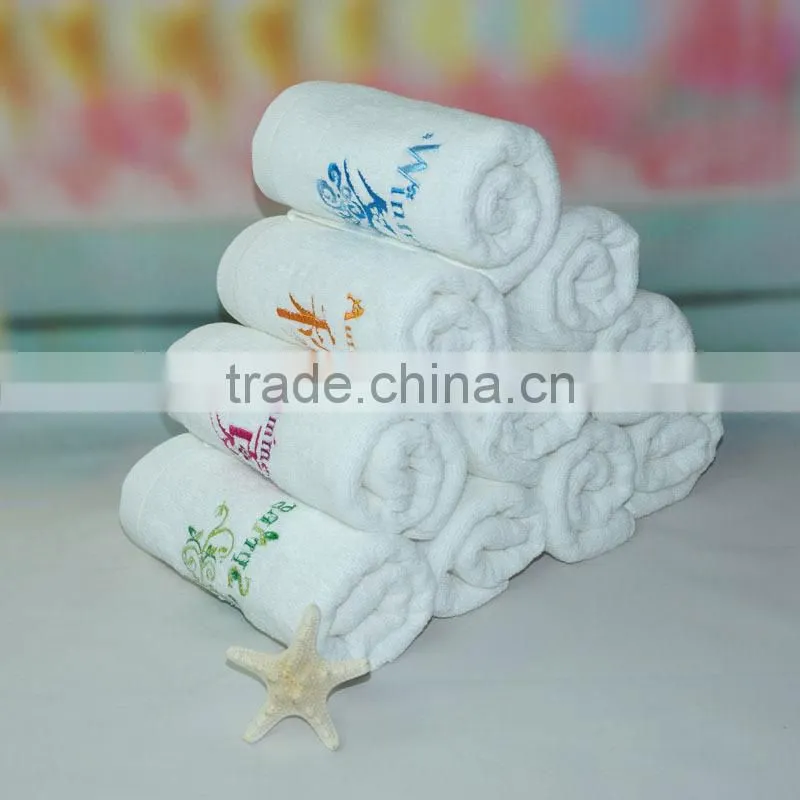 soft 100% cotton embroidery washcloth - face flannel face towel