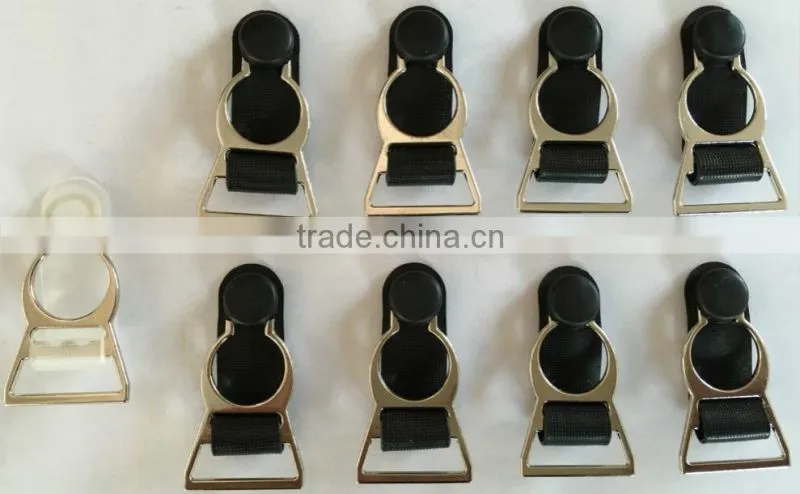 20mm 2017 Dubaa Trading Inc Sexy Lingeries Accessories Silver Garter Metal Suspender Clip NEW Style