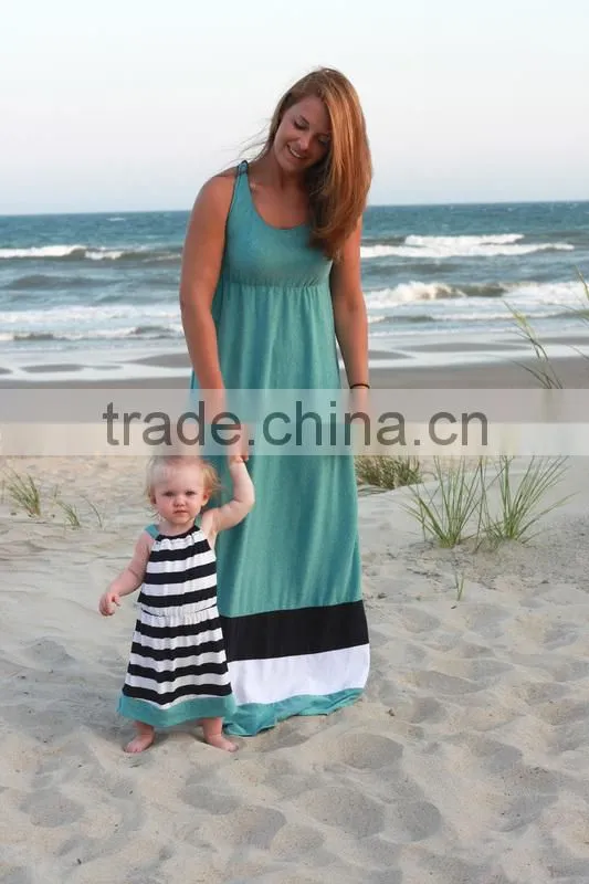 Boutique longsleeve mother and me matching dresses mother daughter outfit clothing dresses