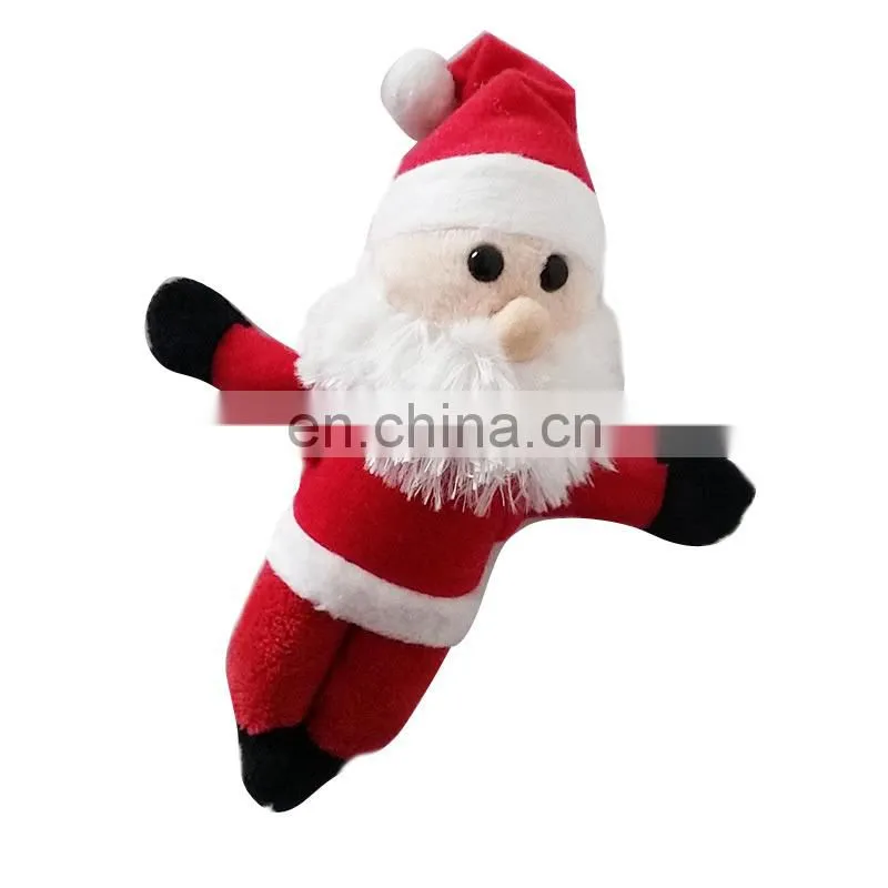 Promotional Soft Stuffed Plush Christmas Snowman Fridge Magnet Toys