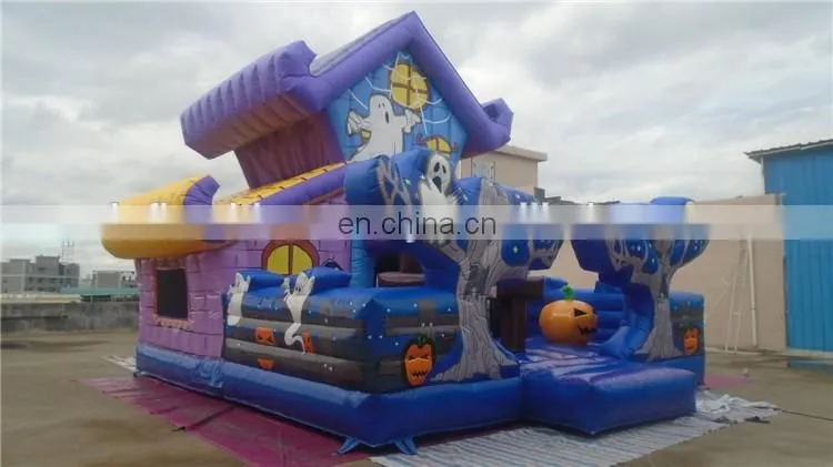 2016 High quality halloween inflatable haunted house for Halloween decoration