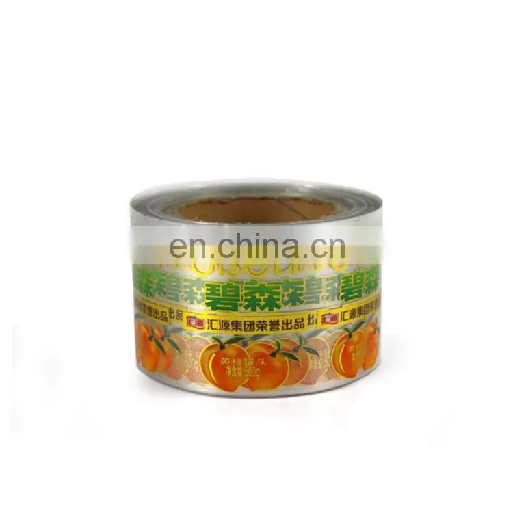 Custom reusable removable sticker vinyl roll with full color printing for juice packaging