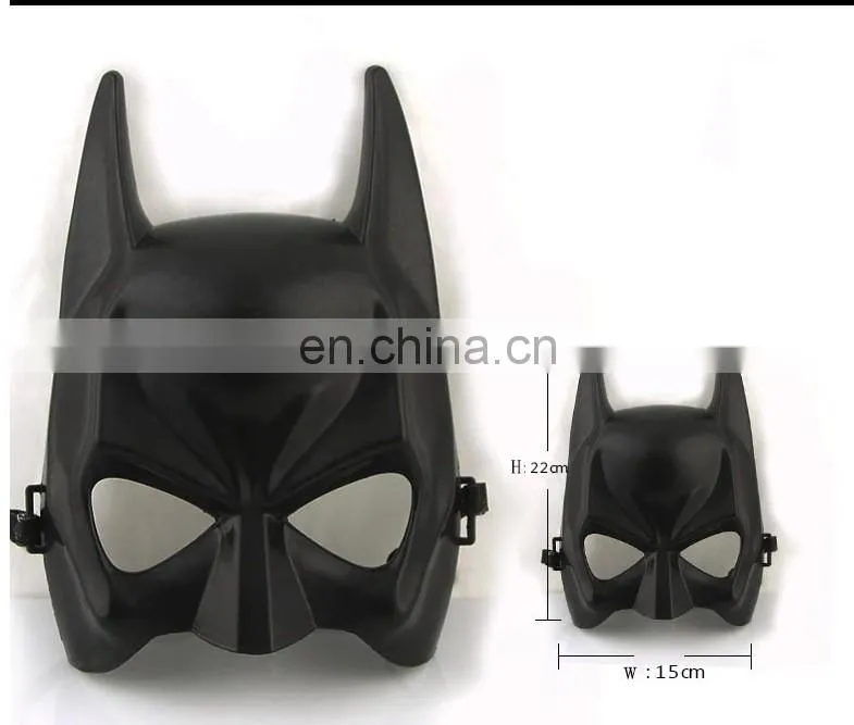 High quality hot style mask masquerade party children cartoon batman half face mask wholesale