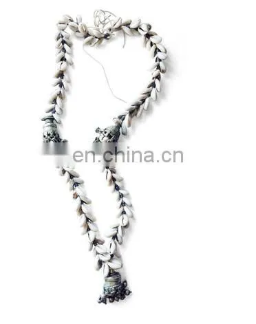 Seashell Gypsy Vintage Banjara Cowri shell pendant tribal boho necklace