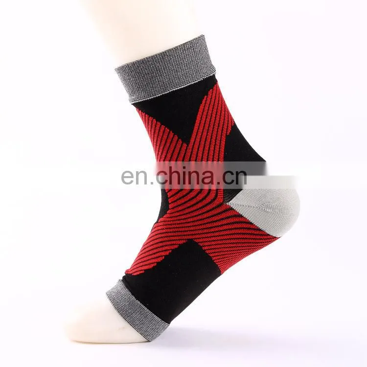 Men Anti Fatigue Circulation Foot Ankle Swelling Relief Compression Comfortable Socks #YLW-23