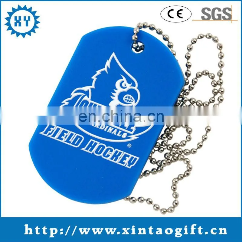 England flag metal dog tag necklace with ball chain