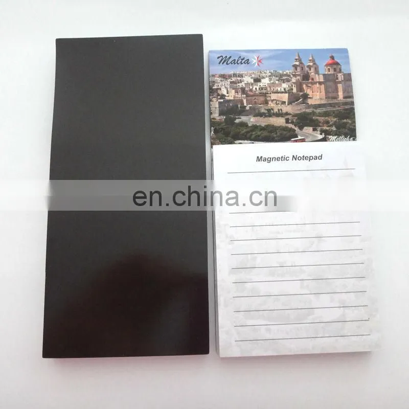 Guangzhou factory produc fridge magnet note pad
