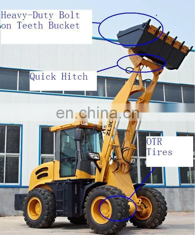2T Small Cheap RC Construction Equipments Price ZL20F with CE for sale