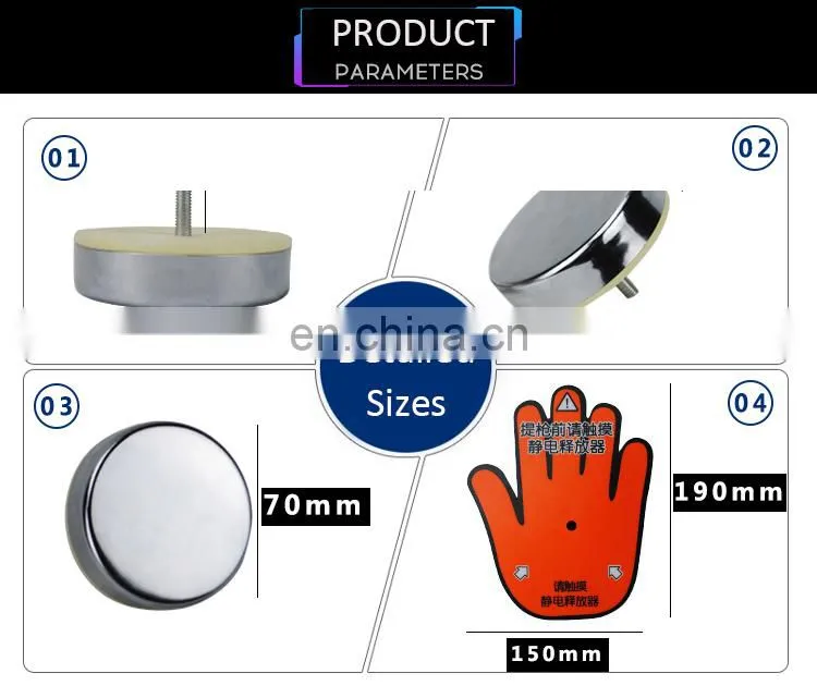 Fuel Station And Human Electrostatic Discharges ball with hand logo