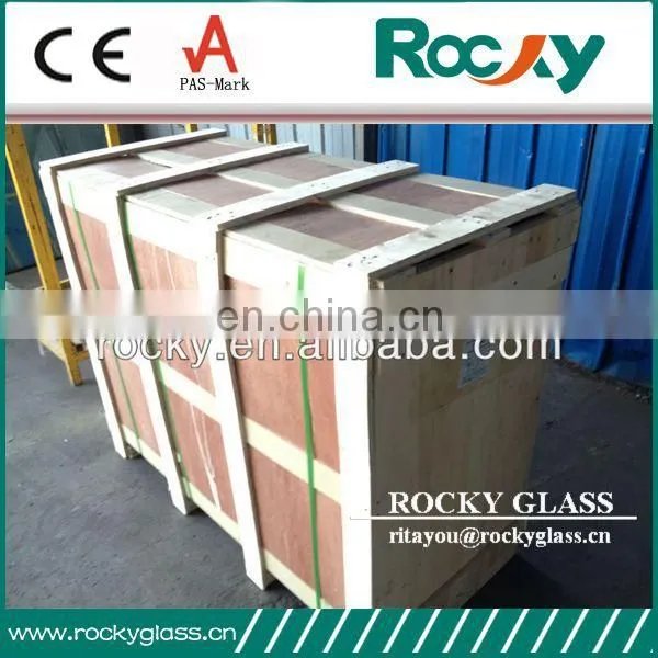 10mm 12mm thick tempered glass with holes for spider curtain wall