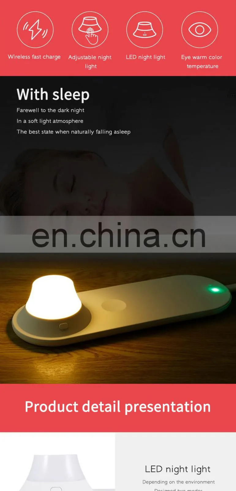 wireless charging lamp New Trends In 2020 Amazon Best Seller 2 In 1 Universal Wireless Charger Wireless Fast Charging
