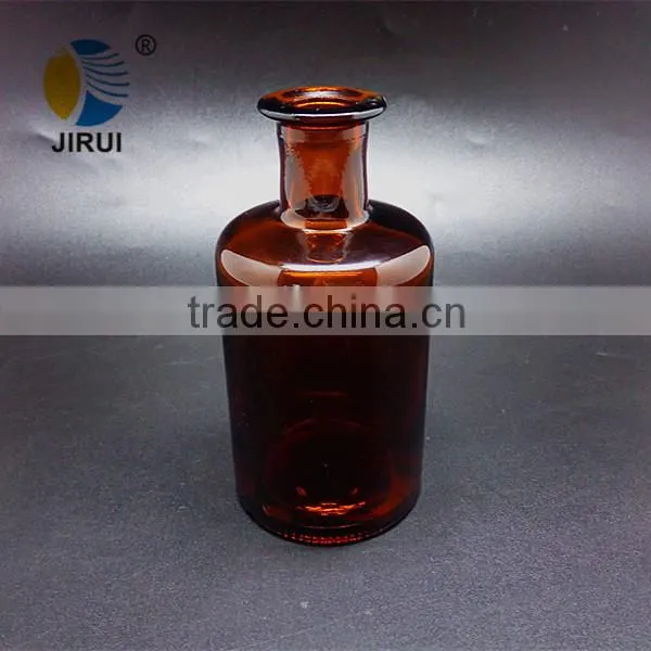POPULAR STOCKS ON SALE 8oz amber material reed diffuser glass bottle with long neck