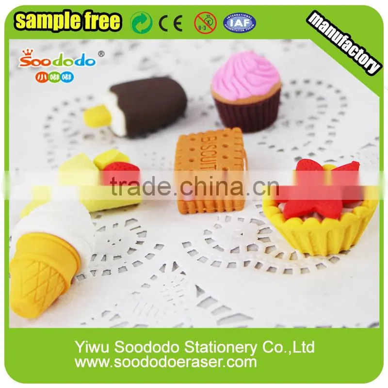 Promotional 3D Cook Eraser Gifts For Kids