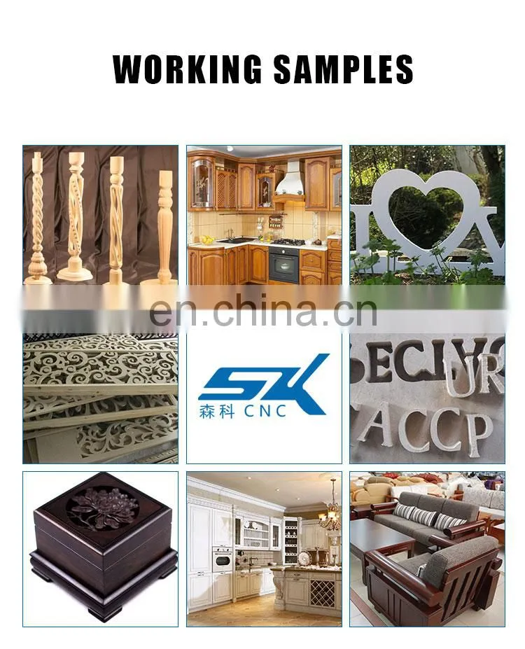 2 heads 4 head and 8 head cnc router carving Wood PVC Acrylic MDF sofa table furniture legs SKW-1325
