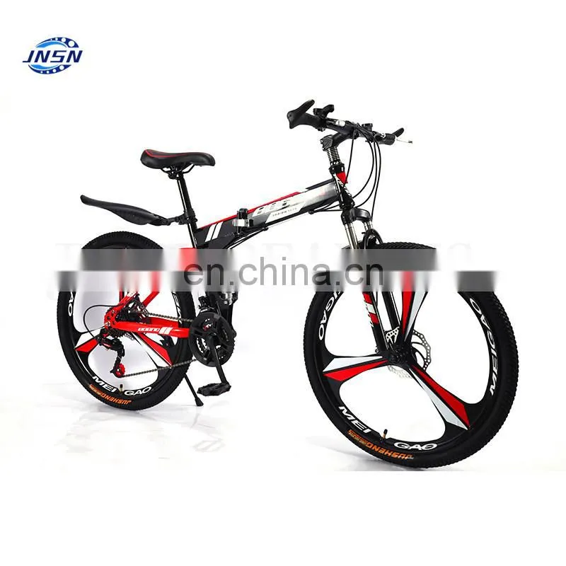 Factory direct sales of high quality folding mountain bike bicycle 20/24/26 inch variable speed dual disc brake adult bicycle
