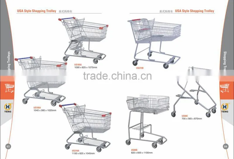 Double Layer Mini Shopping Cart Best Hot Toys For 2015 Christmas Gift Toy Hand Cart 1225