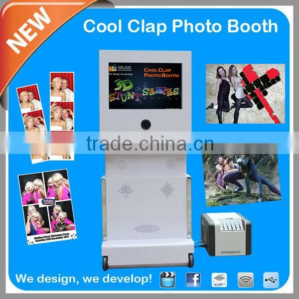 Party Photo Service Supplies Cool Clap Photo Booth Machines/Photo Kiosk
