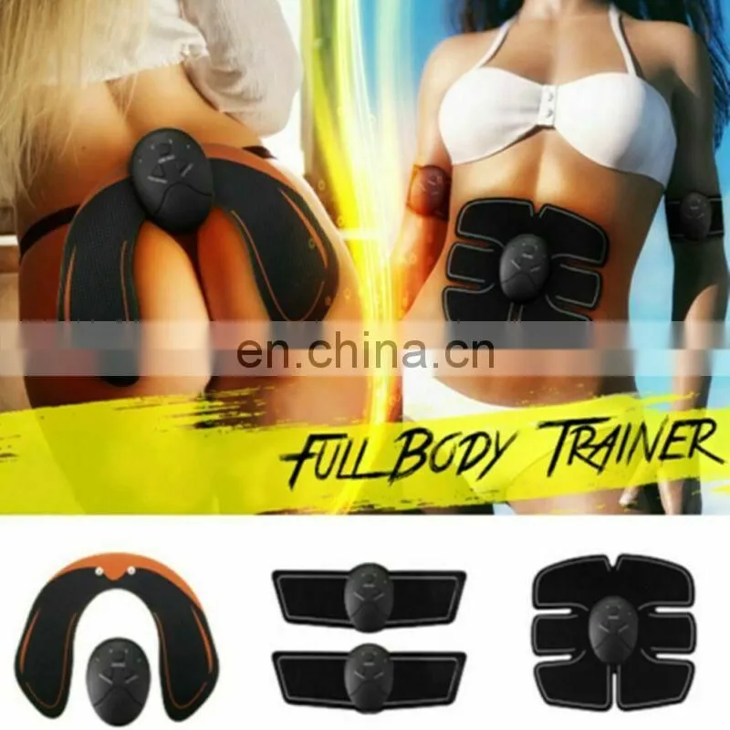 Ultimate EMS AB & Arms Muscle Simulator ABS Training Home Abdominal Trainer Set