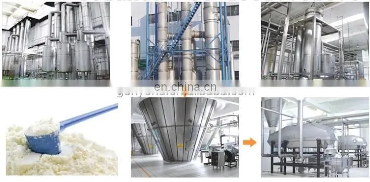 Factory 500L per hour Evaporated milk making filling canning machine processing plant Sweetened condensed milk production line