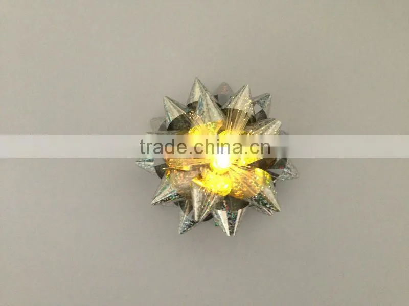 Most Practical Creative Gift Star Gift Bow with LED lights/LEd christmas bow