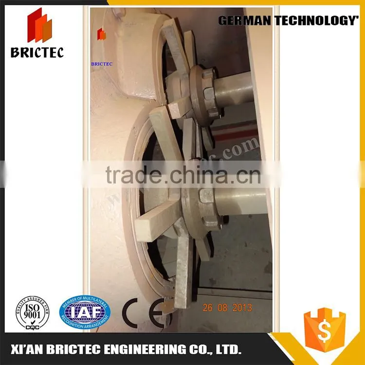 Hot selling 2016 efficient industrial double shaft clay hollow brick mixer