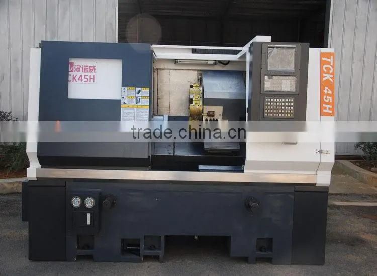 new cnc lathe machine metal cutting lathe for sale TCK45H heavy duty cnc metal processing hobby lathes slant bed 8'' chuck