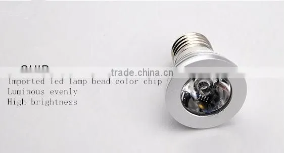 rgb led spot light 3w 16color with remote control