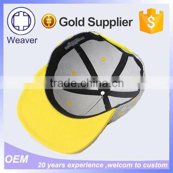 2015 New Products Custom Metal Plate Snapback Hat In Snapback Caps
