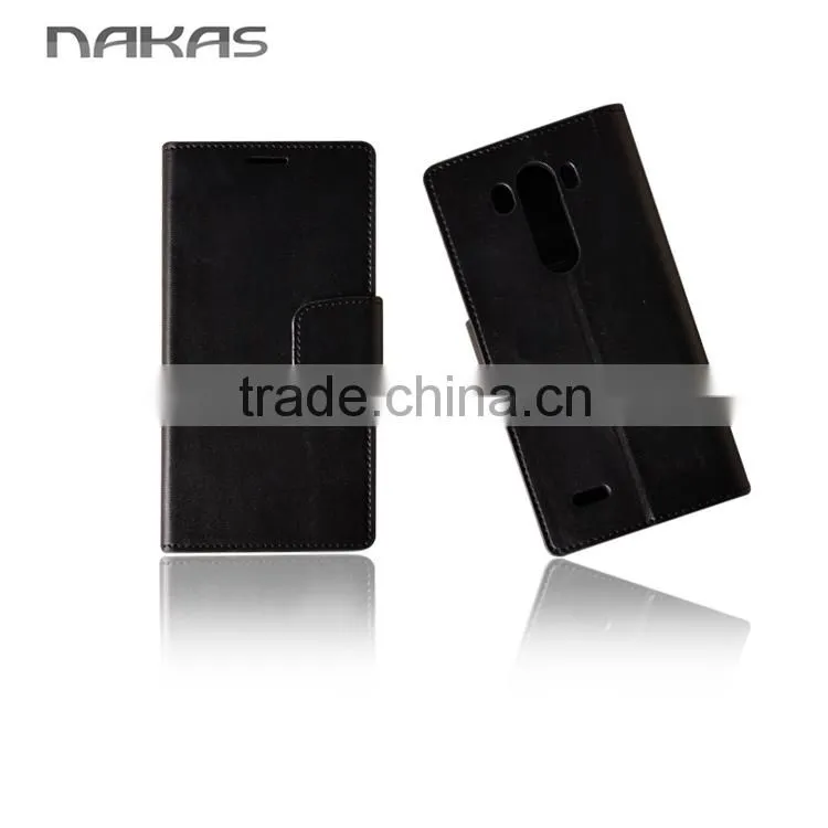 Wallet Cover G3 PU Leather Flip Case for LG D855