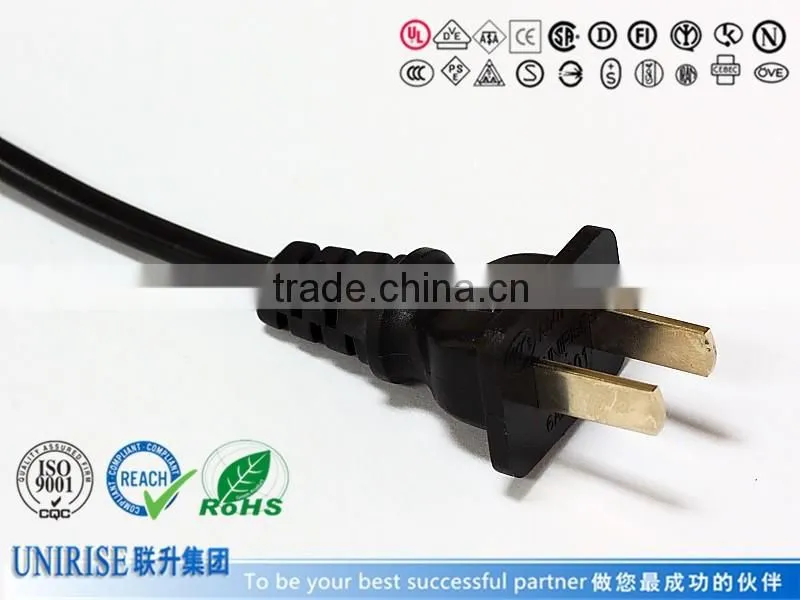 Chinese Standard 2 Pin Plug to CCC C7 Connector Power Extension Cord
