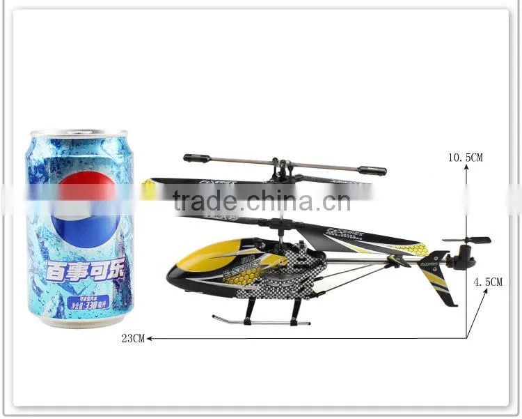 F102 3.5 CH IR RC Helicopter Mini Metal Remote Control Helicopter Gyro RTF