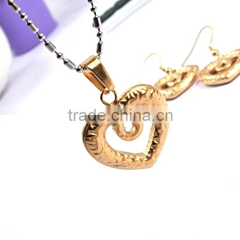 Most Selling Products Italian 316L Stainless Steel Jewelry Gold Plated Sets