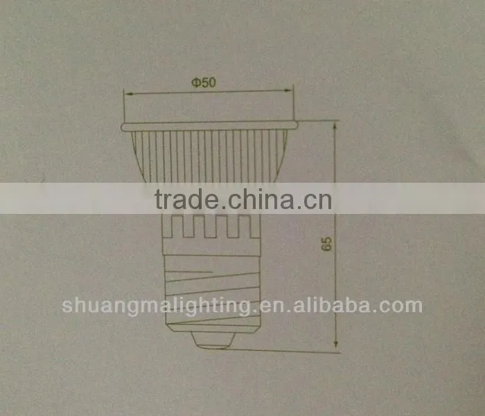 High Luminous Efficacy,High power LED Lamp-JDR 1X3W
