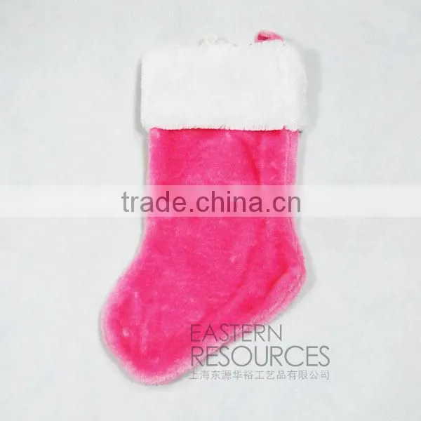 Plush Colorful Christmas Stocking