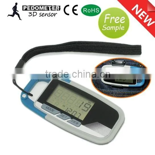 high accuracy portable 3d sensor multifunction pedometer