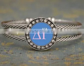 Delta Gamma letter Fits All Beaded Charm Bracelets
