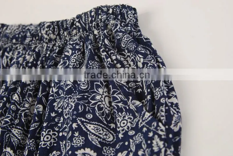 Wholesale Baby Girl Clothes Trousers 2016 New Summer Girl Printed Shivering Pants Lovely Little Girl Pants