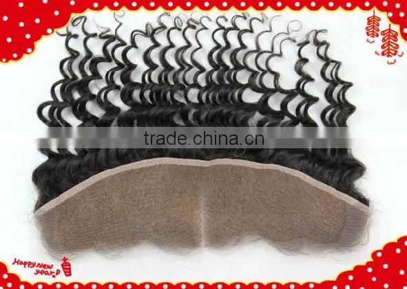 Middle parting lace closure , top quality popular ear to ear full lace frontal closures