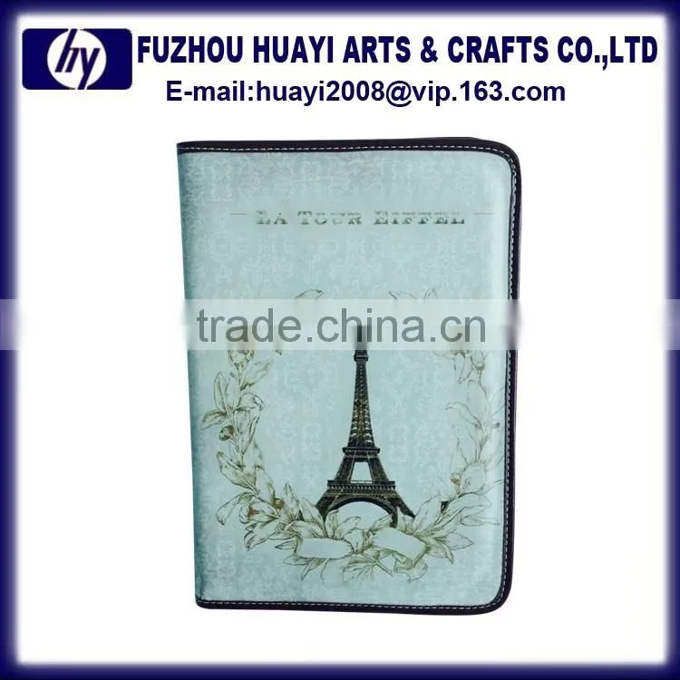 Pu cover b5 size custom leather note book school