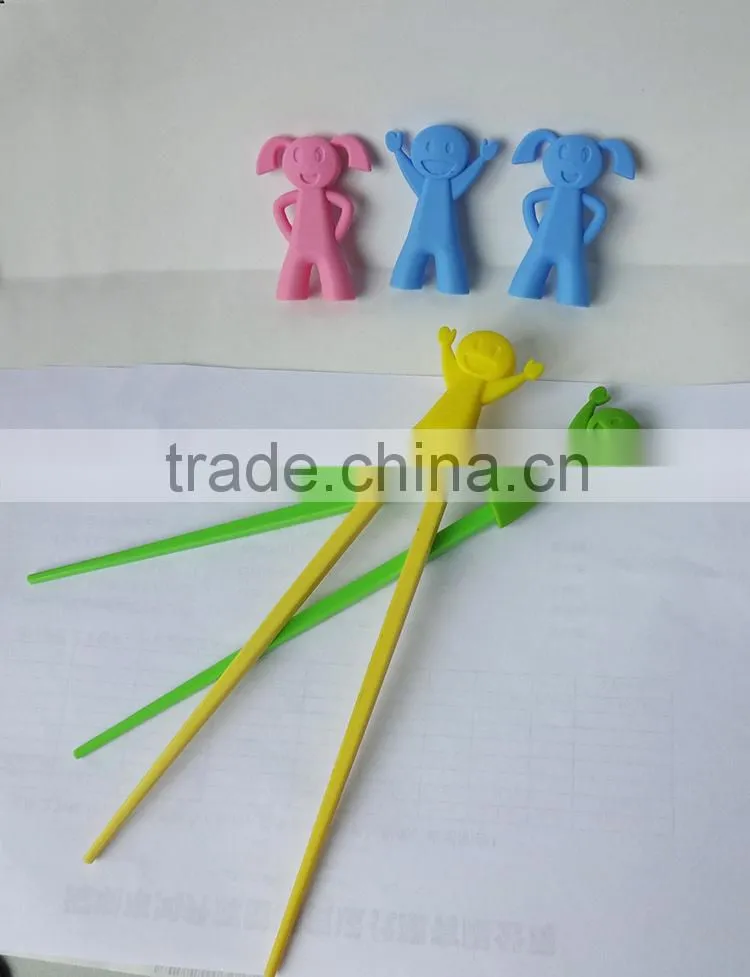 2016 FDA Silicone rubber kids chopsticks