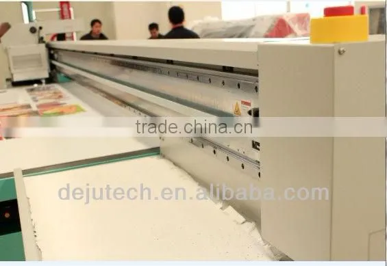 UV flatbed printer UP TO 56m2/h(8 heads double 4 color)
