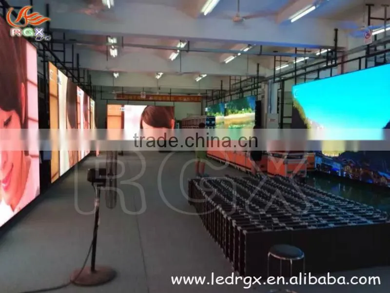 RGX high quality p5 indoor rental led display easy assemble die cast led rental cabinet