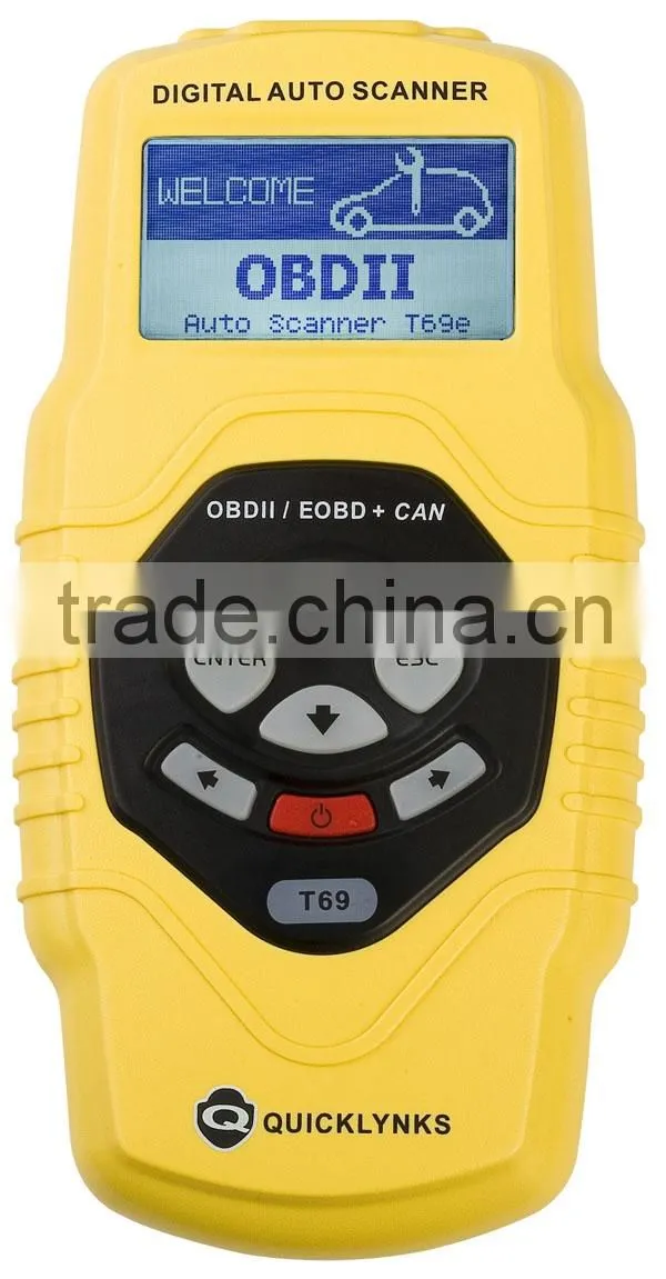 OBD2/EOBD JOBD ECU car programming tool/auto scanner T69-5 languages,support live data graph and data print out