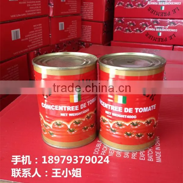 400g BAIHE brix28-30 canned tomato paste