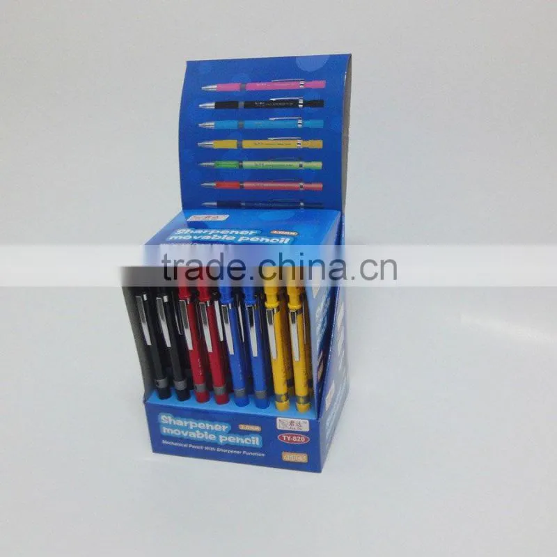 2mm lead propelling multi-head pencil with sharpener