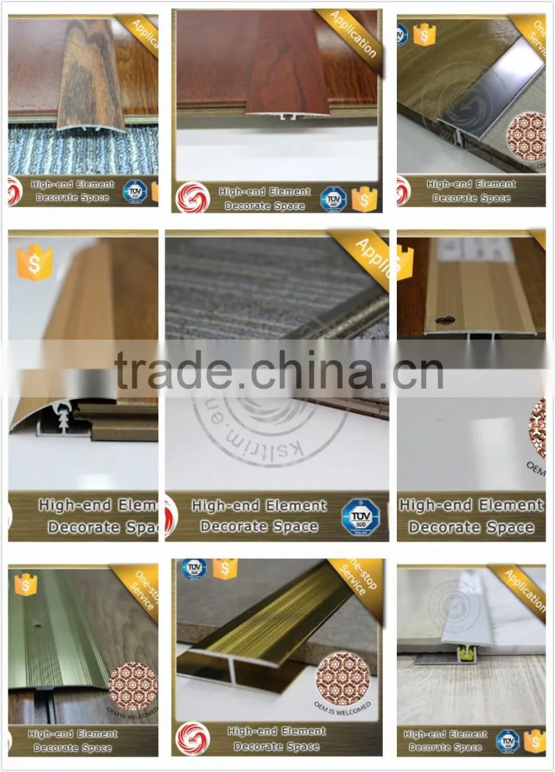 Various styles aluminum floor transition strips laminate flooring transition profile