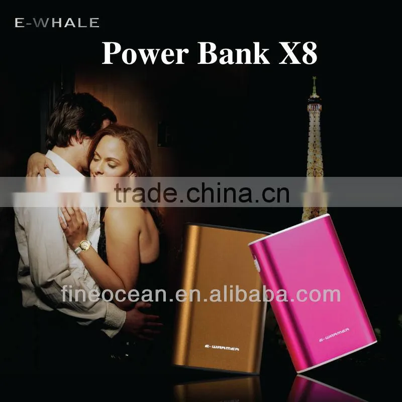 Portable Mobile Phone Smartphone Charger Power Bank Charger 6000mah X8