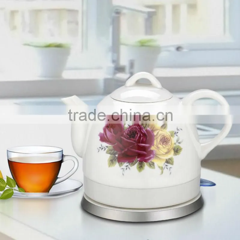 Wholesale High Quality 1L Ceramic Electric 1L Porcelain Kettle