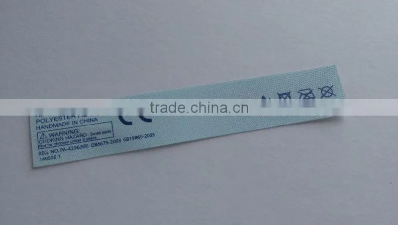 chinese wholesale custom nylon clothing label garment accessory from china